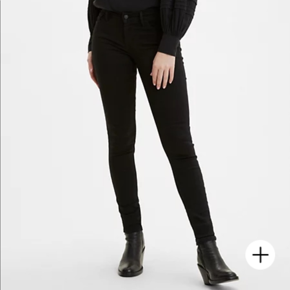 LEVI’S 710 SUPER SKINNY WOMEN'S JEANS BLACK GALAXY